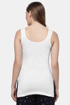 Floret Cotton Camisole (Pack of 2) - White — thumbnail 3